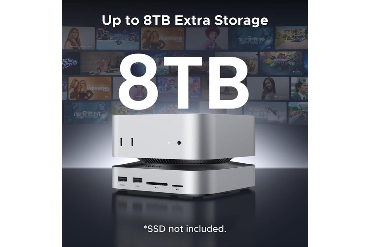 UGREEN Mac Mini M4 Docking Station | Sliver-2