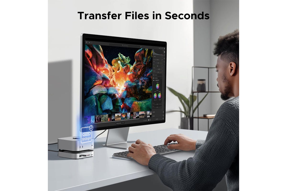 UGREEN Mac Mini M4 Docking Station | Sliver-3