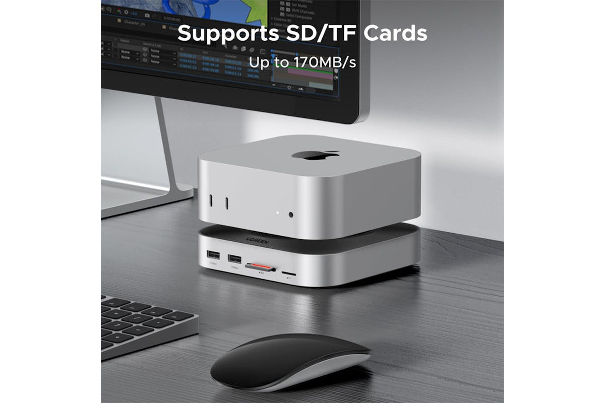 UGREEN Mac Mini M4 Docking Station | Sliver-4
