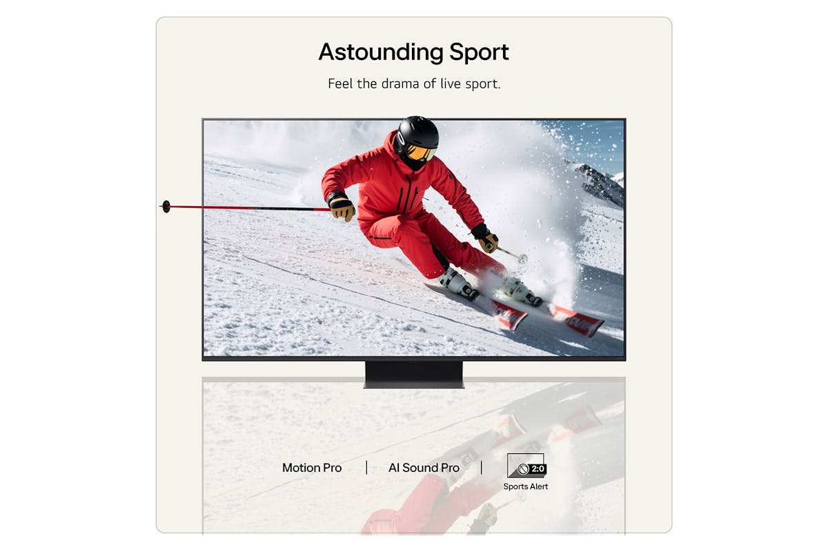 LG QNED86 65" Mini LED Evo AI 4K Ultra HD Smart TV (2026) | 65QNED86B6B.AEI-11
