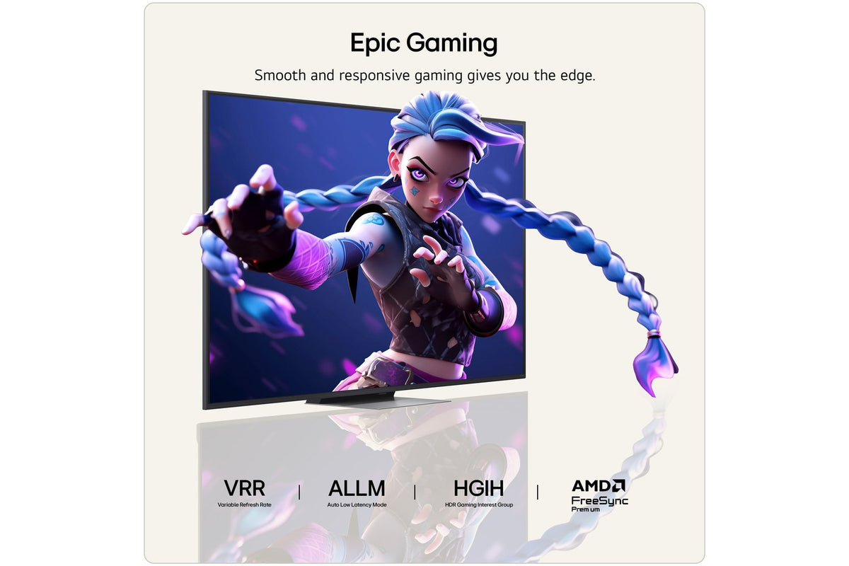 LG QNED86 65" Mini LED Evo AI 4K Ultra HD Smart TV (2026) | 65QNED86B6B.AEI-12