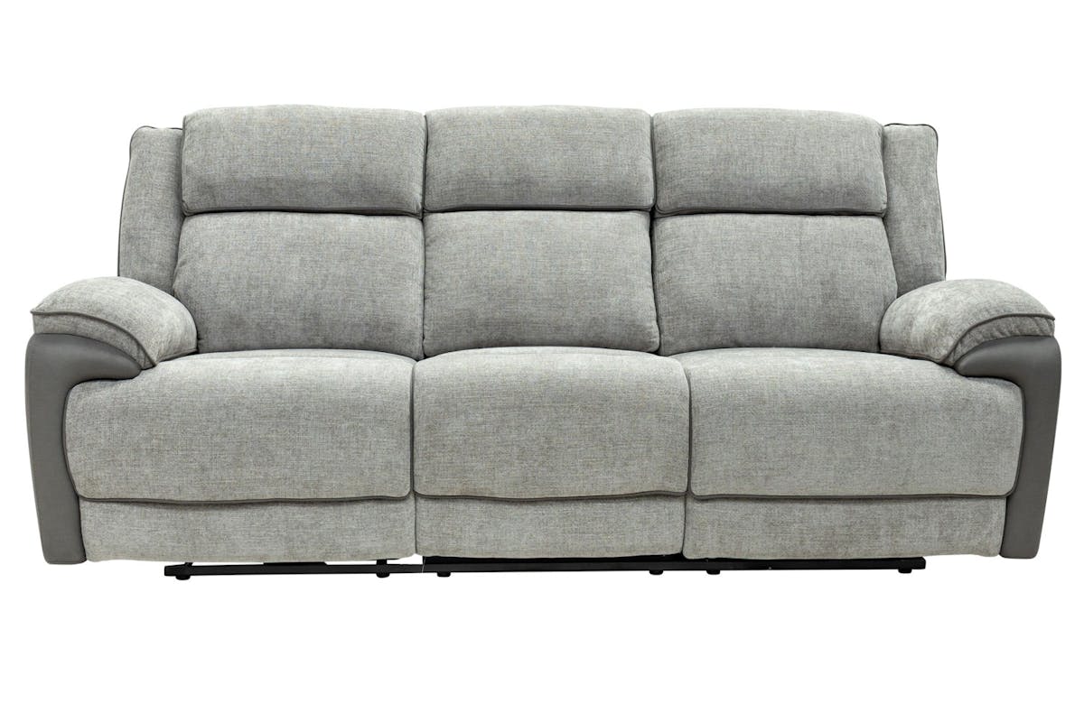 Marley 3 Seater Sofa | Power Recliner | Fabric | Grey