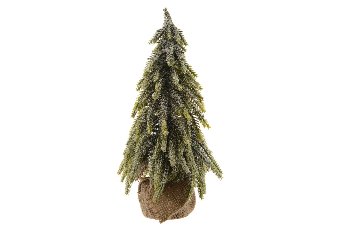 Mini Snowy Indoor Christmas Tree | Green | 35 cm