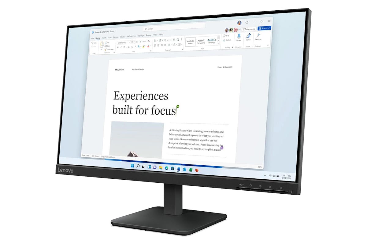 Lenovo L24-4e 23.8” FHD Monitor | 68C2KAC1UK-3