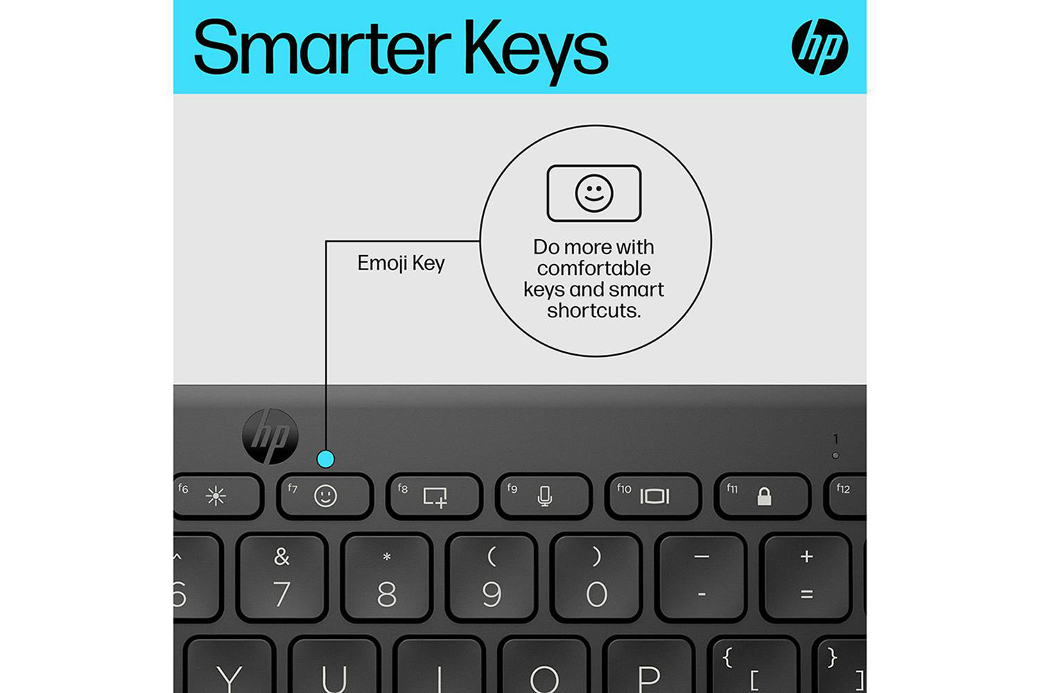 HP 350 Compact Multi-Device Bluetooth Keyboard | Black-13