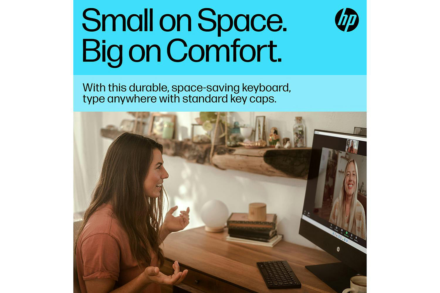 HP 350 Compact Multi-Device Bluetooth Keyboard | Black-9