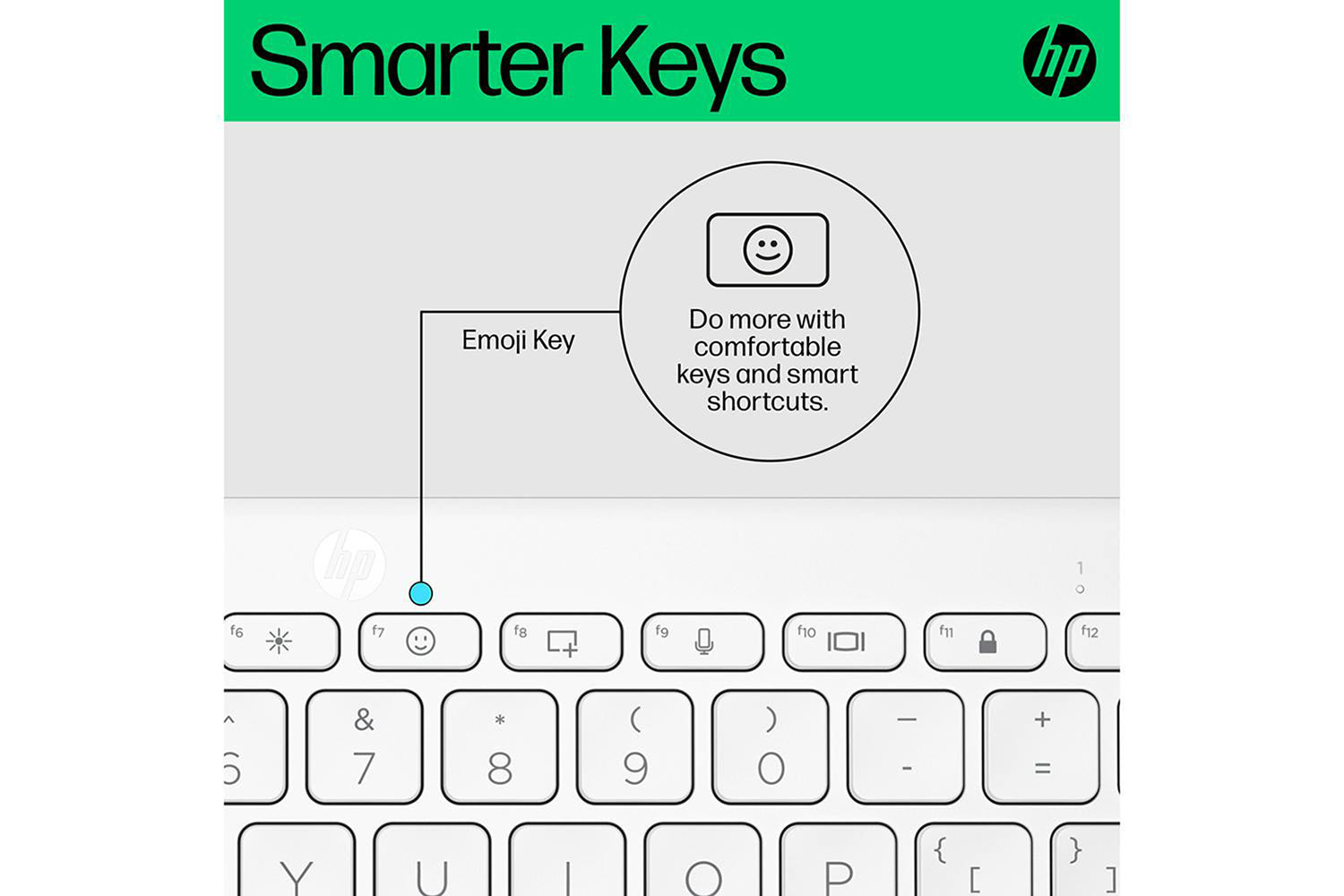 HP 350 Compact Multi-Device Bluetooth Keyboard | White-14