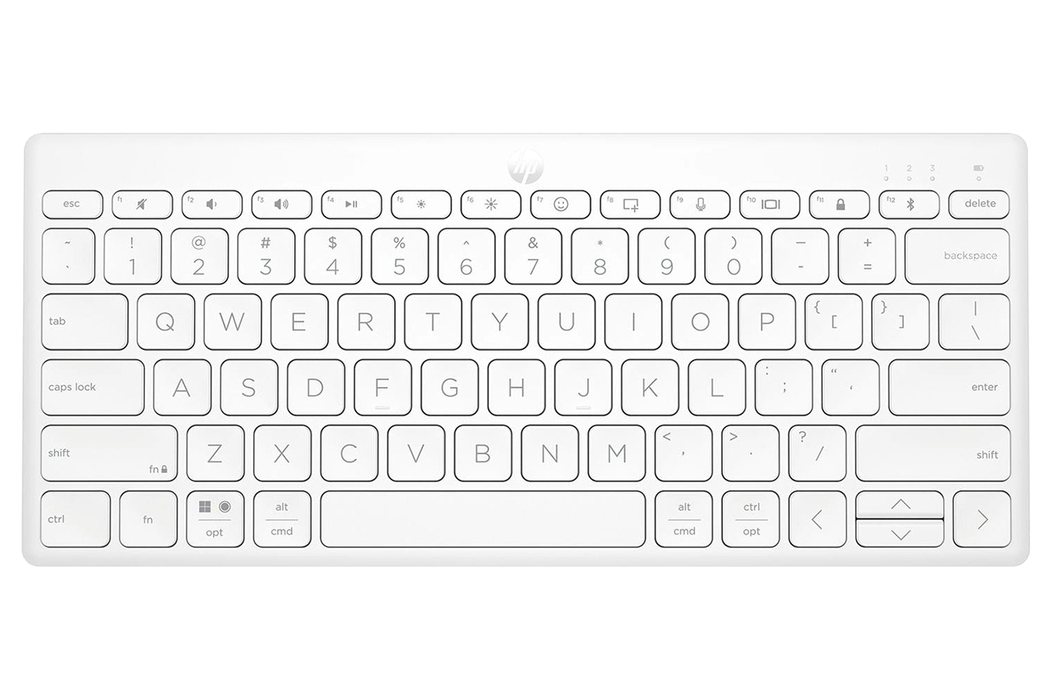 HP 350 Compact Multi-Device Bluetooth Keyboard | White