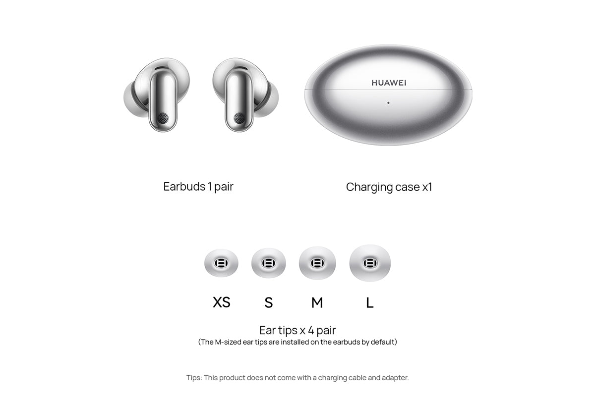 Huawei FreeBuds Neo In-Ear Active Noise Cancellation | Wireless Earbuds | Stellar Silver-16