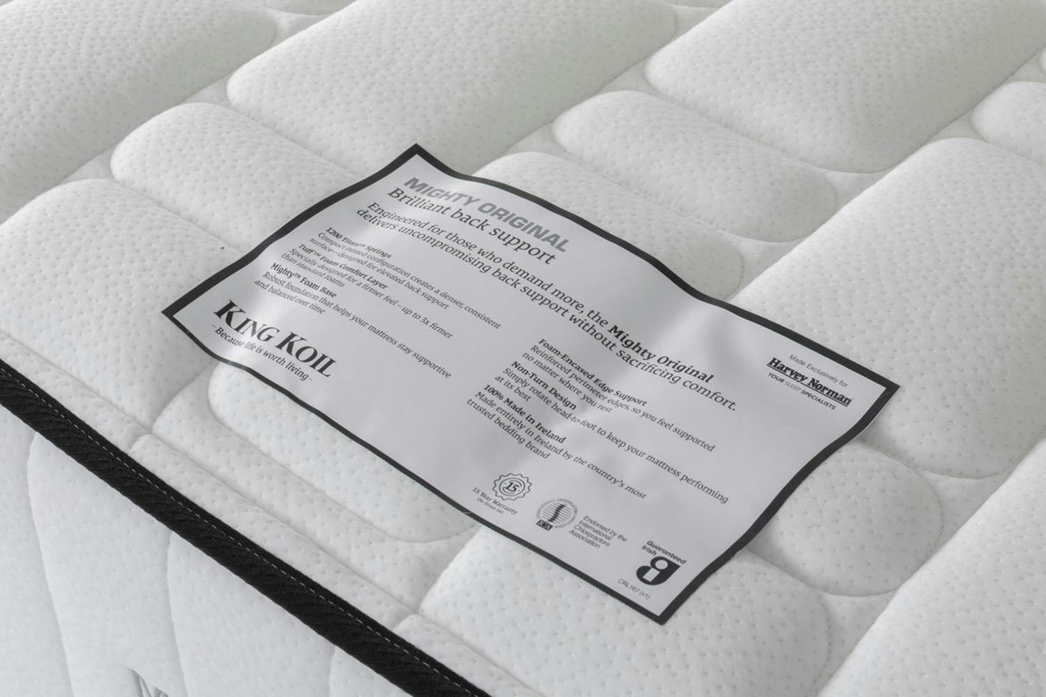 King Koil | Mighty Original Motion Mattress | King | 5ft-7