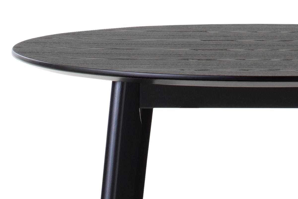 Raven Dining Set | Table & 4 Chairs | Black-6