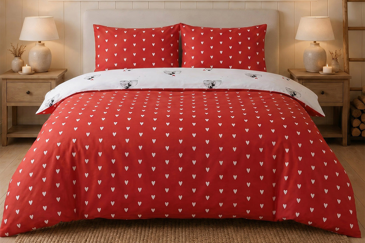 So Soft | Cute Penguins Duvet Cover Set | White | Double-4