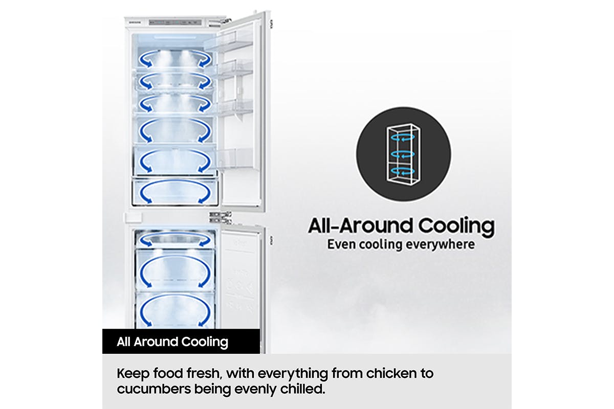 Samsung Series 6  Classic Fridge Freezer with Total No Frost | RB38C605DB1/EU-6