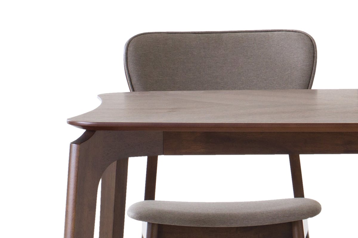 Bramble Dining Set | Table & 6 Chairs | Walnut-6