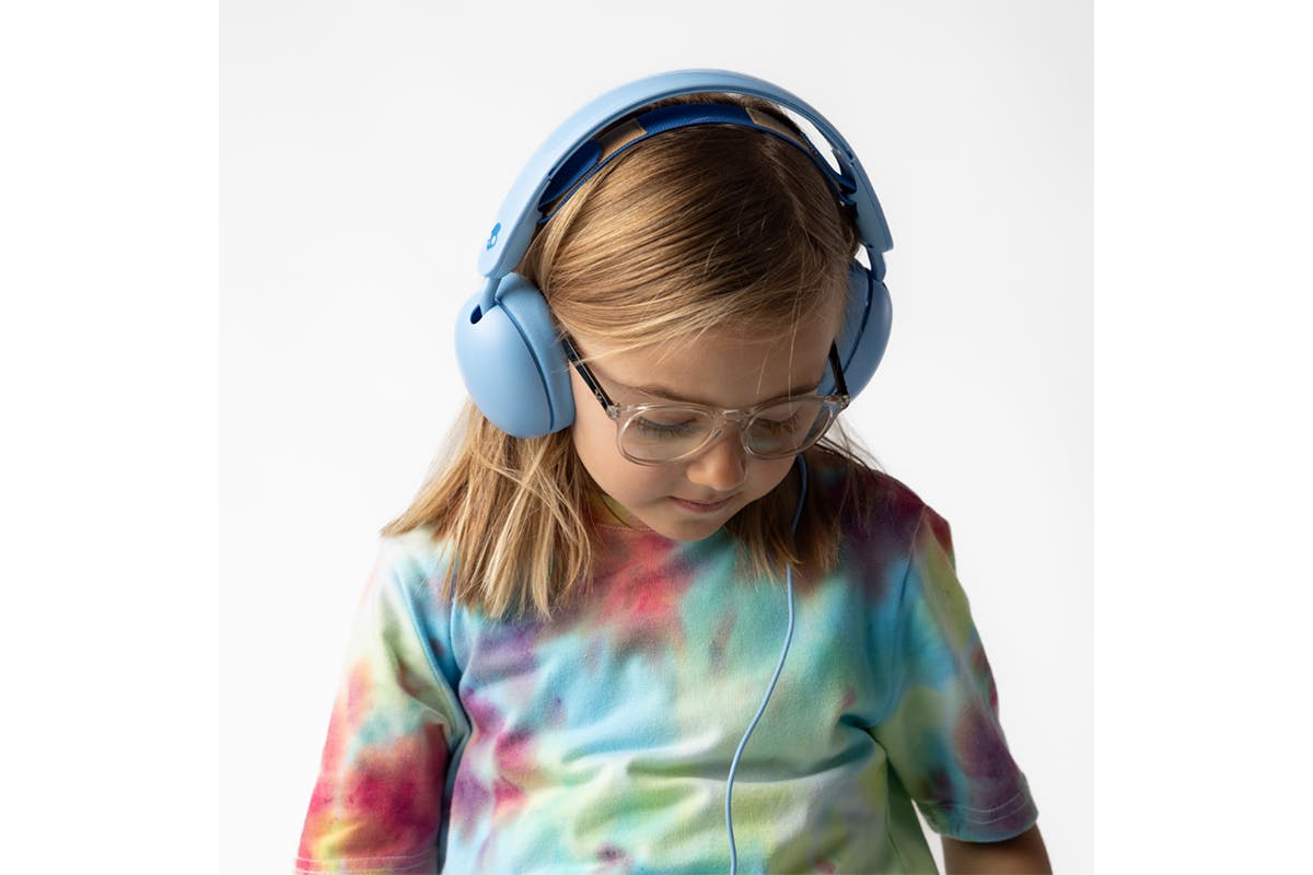 Skullcandy Grom Wired Headphones For Kids | Surf Blue-6