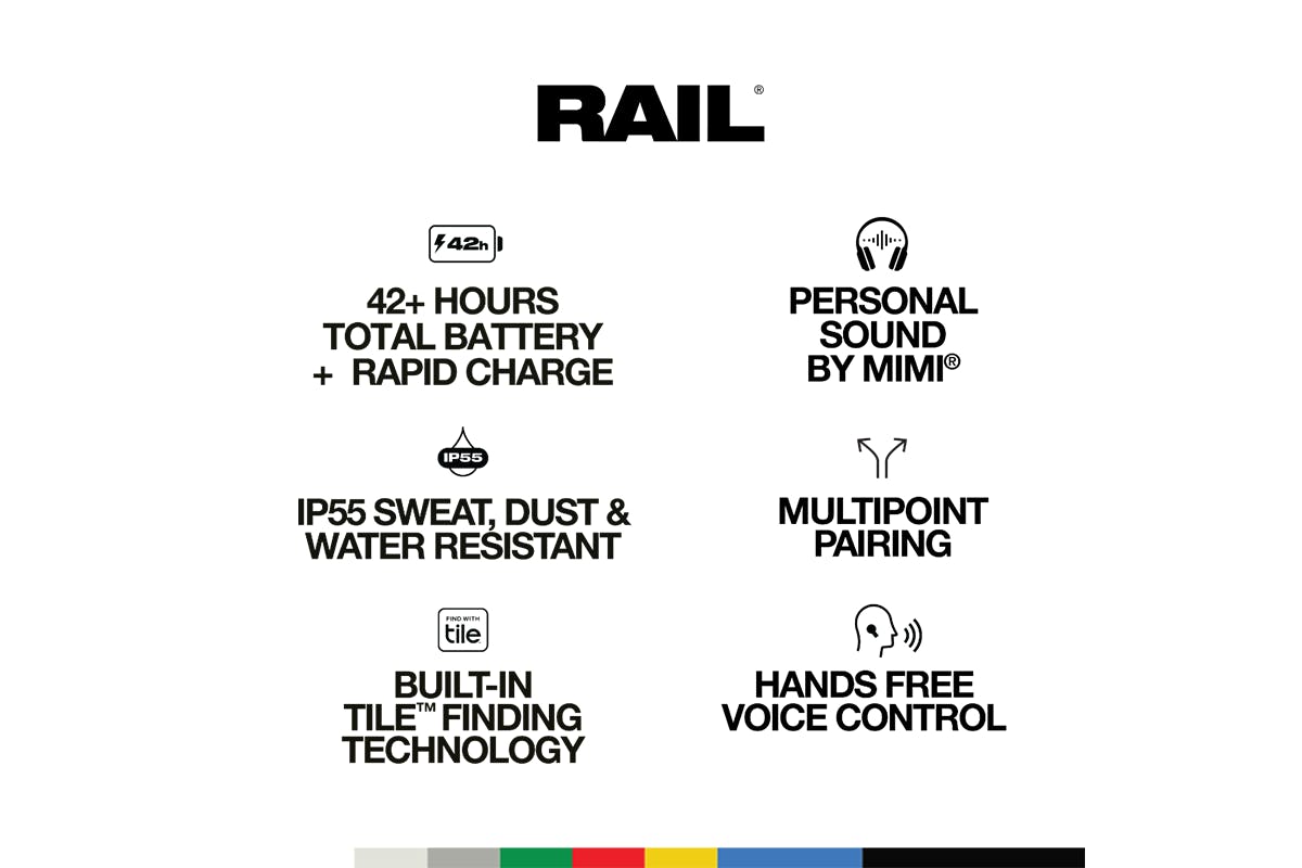 Skullcandy Rail True Wireless Earbuds | True Black-6