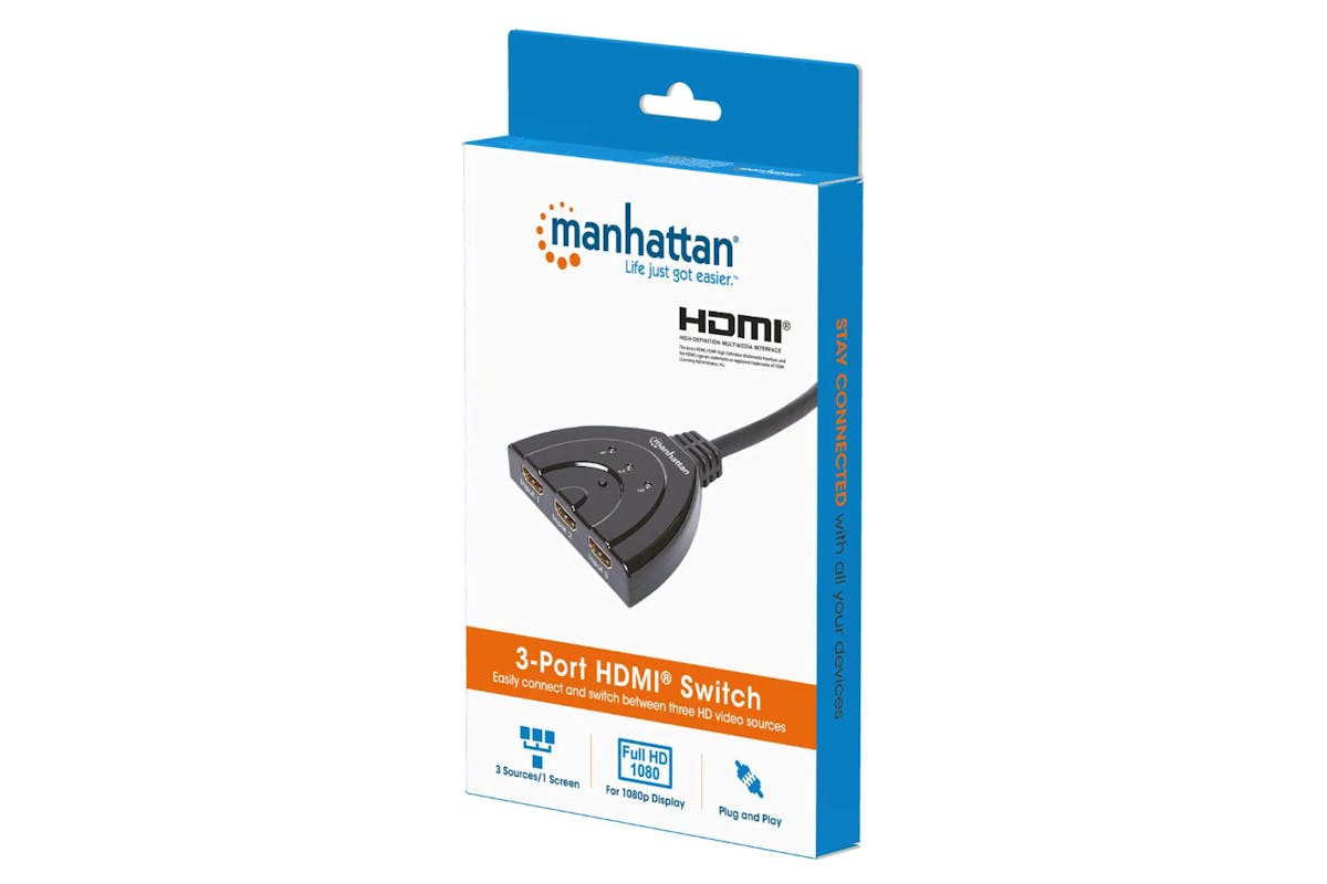 Manhattan 1080p 3 Port HDMI Switch-6
