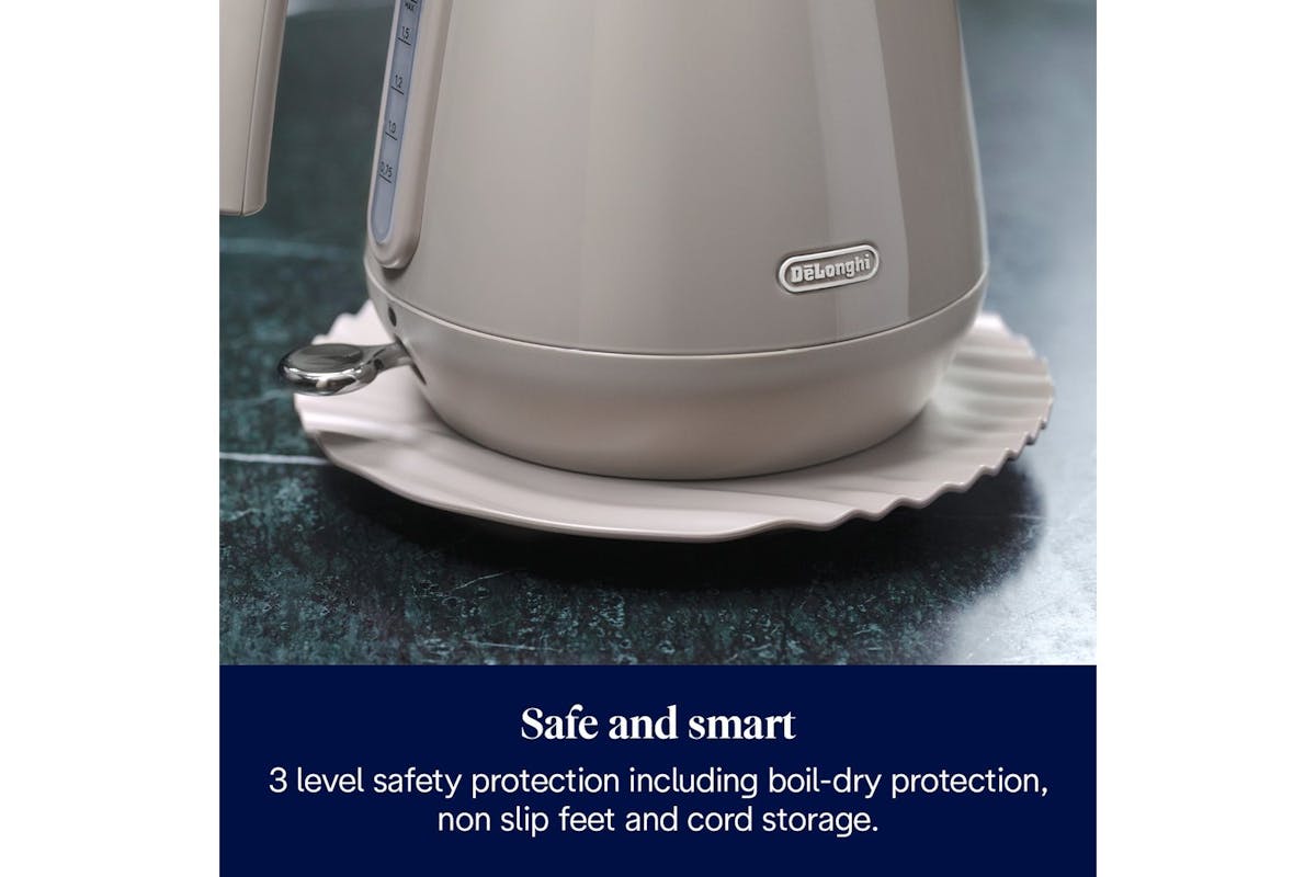 DeLonghi Eclettica Kettle | KBY3001.BG | Beige-6