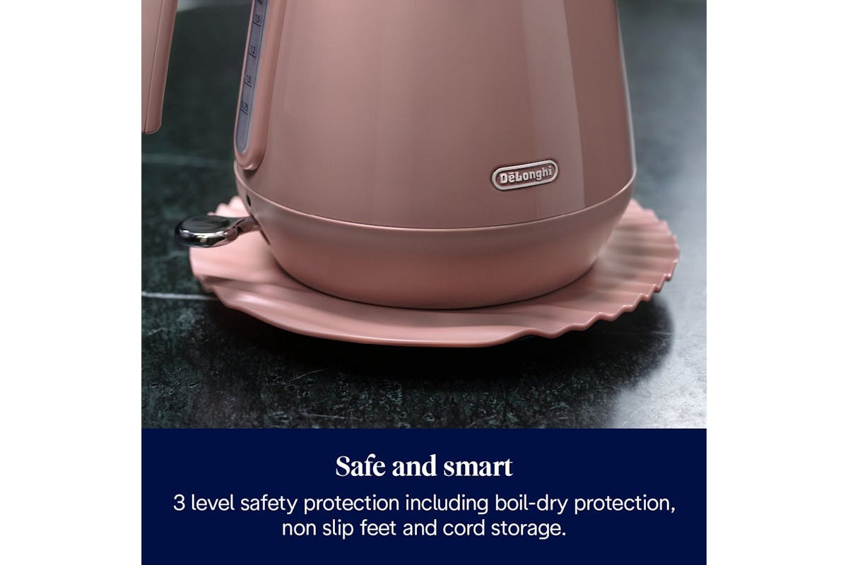 DeLonghi Eclettica Kettle | KBY3001.PK | Pink-6