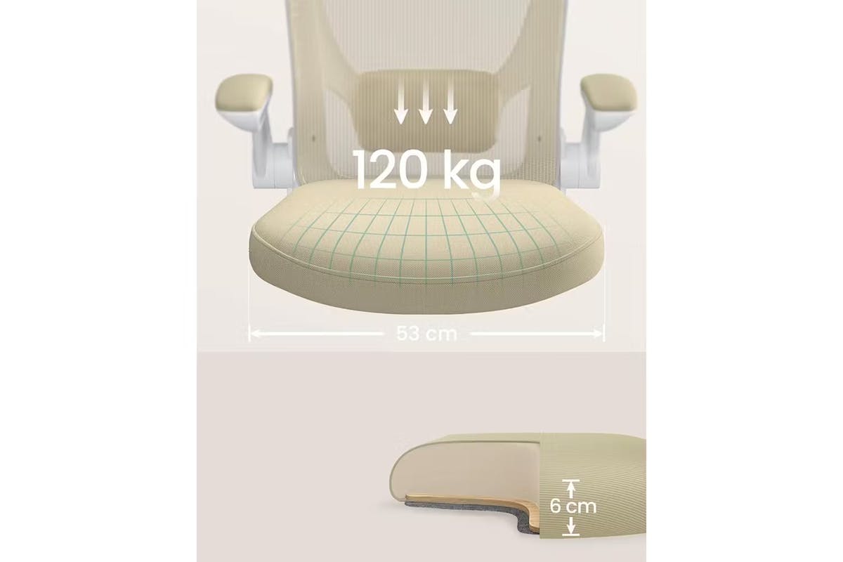 Songmics Ergonomic Office Chair | Oatmeal Beige [Ex-Display - DC250587-000182]-5