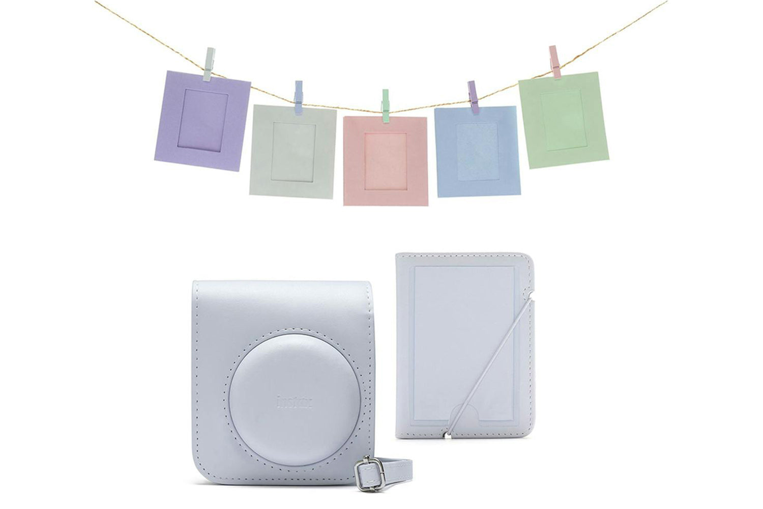 Fujifilm Instax Mini 12 Accessory Kit | Clay White-2