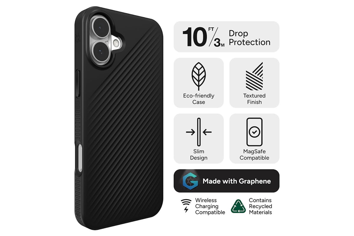 Zagg Luxe Snap iPhone 16 MagSafe Case | Black-7