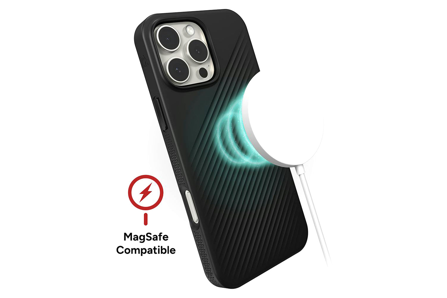 Zagg Luxe Snap iPhone 16 Pro Max MagSafe Case | Black-6