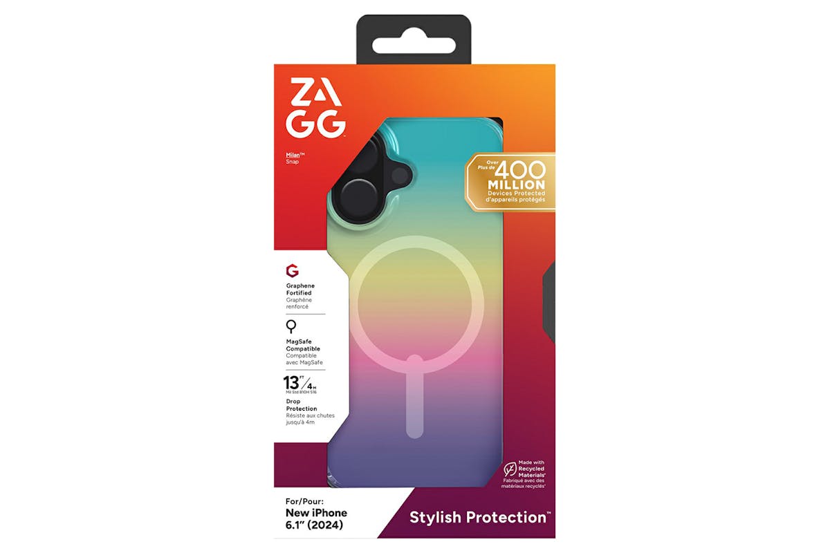 Zagg Milan Snap iPhone 16 MagSafe Case | Iridescent-4