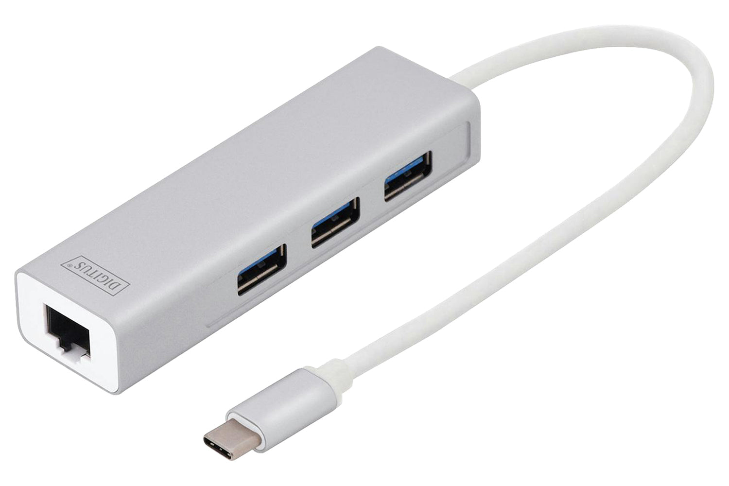 Digitus USB Type-C 3-Port Hub + Gigabit Ethernet