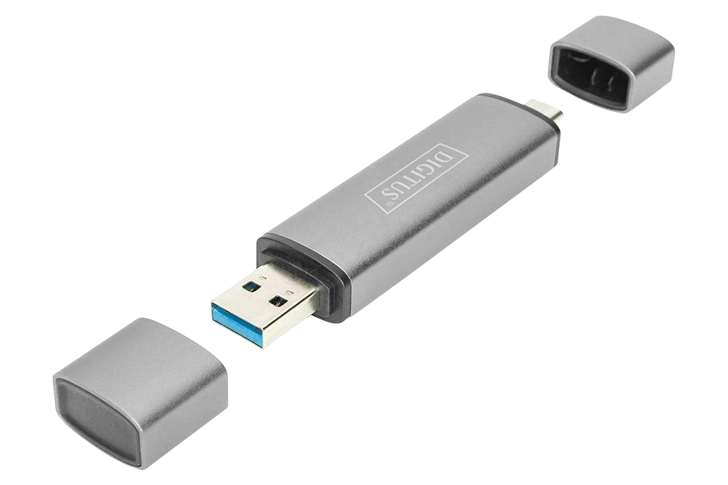 Digitus USB-C/USB 3.0 Dual Card Reader Hub-6