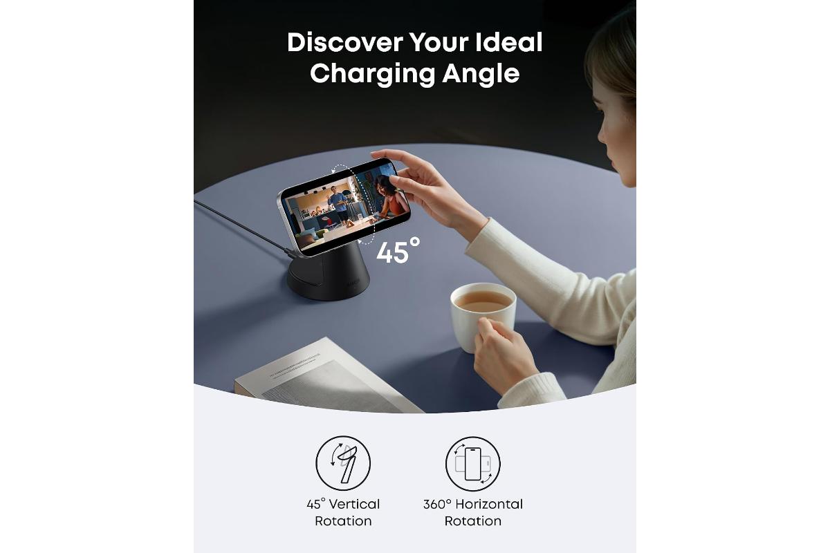 Anker Maggo 15W 3-in-1 Wireless Charging Station | Black-5
