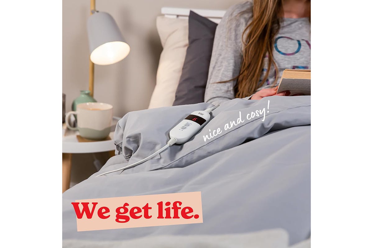 Russell Hobbs Sherpa King Electric Blanket | White | RHEDB8002-8