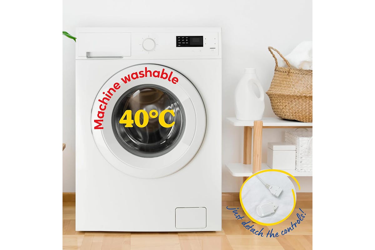 Russell Hobbs Sherpa King Electric Blanket | White | RHEDB8002-4