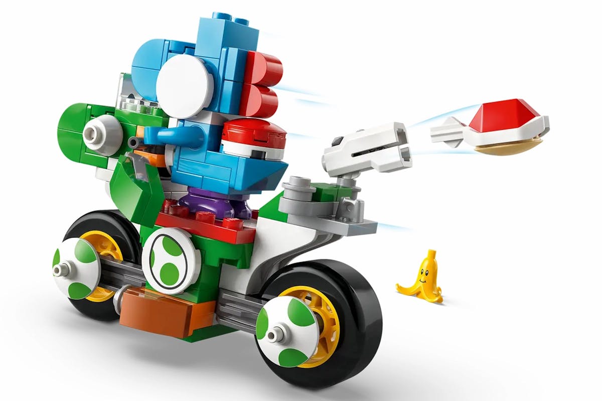 Lego Mario Kart Yoshi Bike Building Toy Set-5