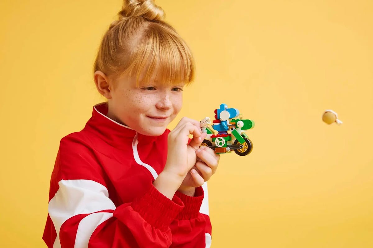 Lego Mario Kart Yoshi Bike Building Toy Set-2
