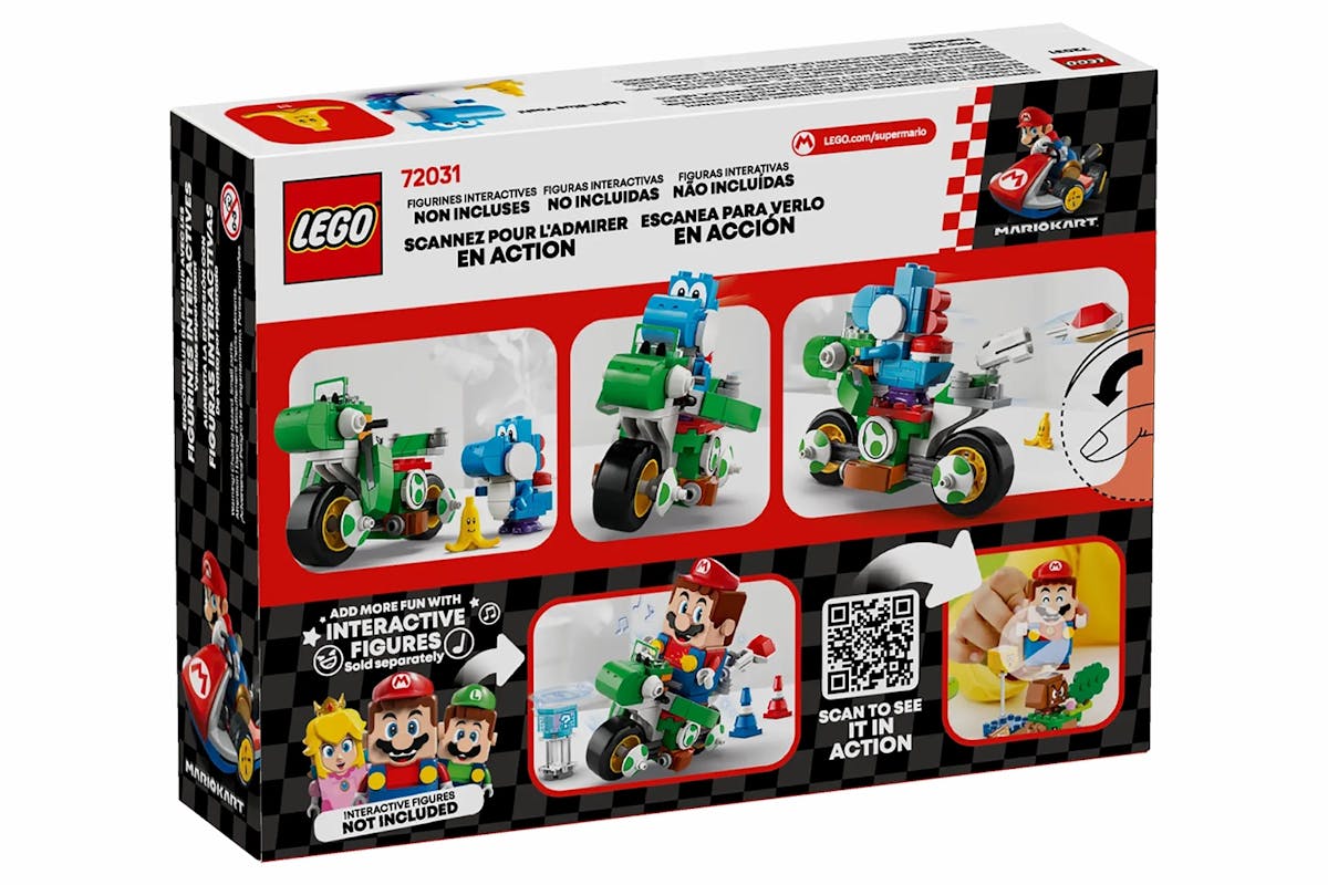 Lego Mario Kart Yoshi Bike Building Toy Set-9