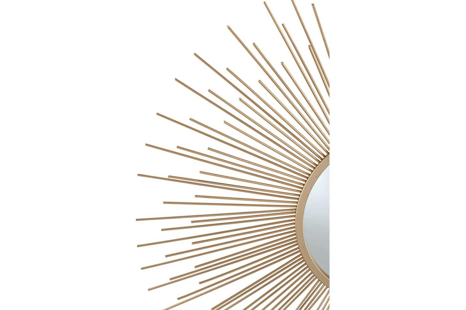 Starburst Round Wall Mirror | Gold | 80 cm-5