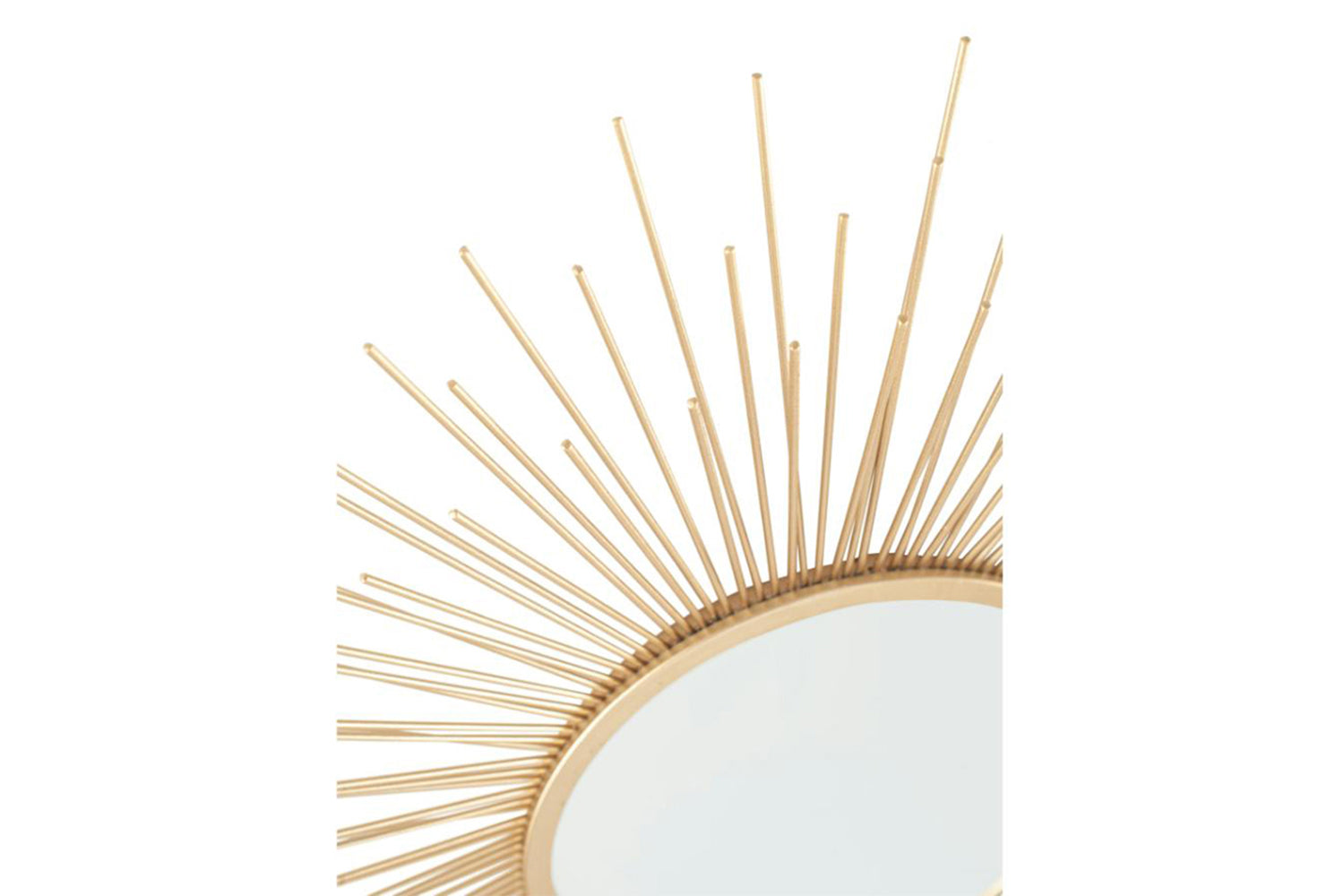 Starburst Round Wall Mirror | Gold | 80 cm-7