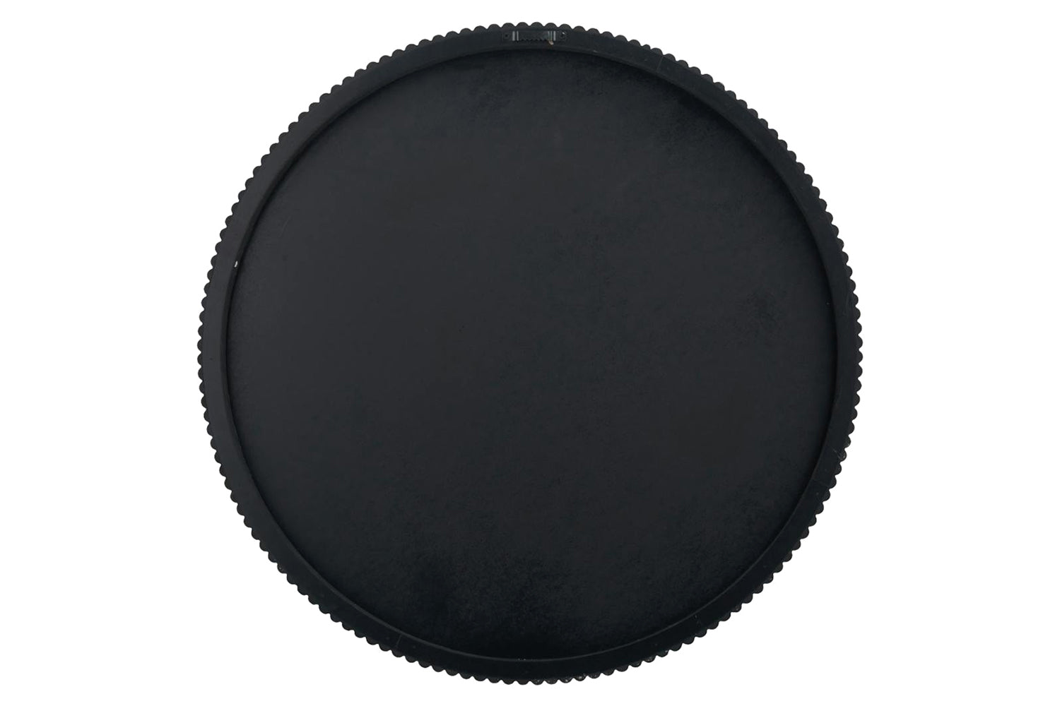 Cog Round Wall Mirror | Black | 70 cm-3