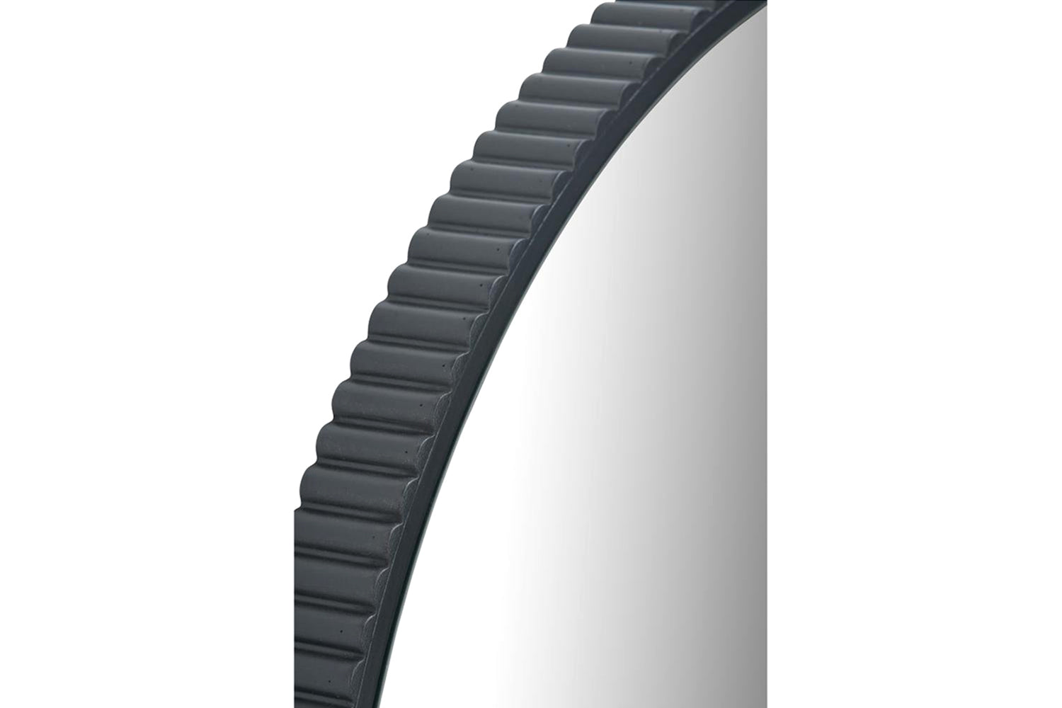 Cog Round Wall Mirror | Black | 70 cm-4