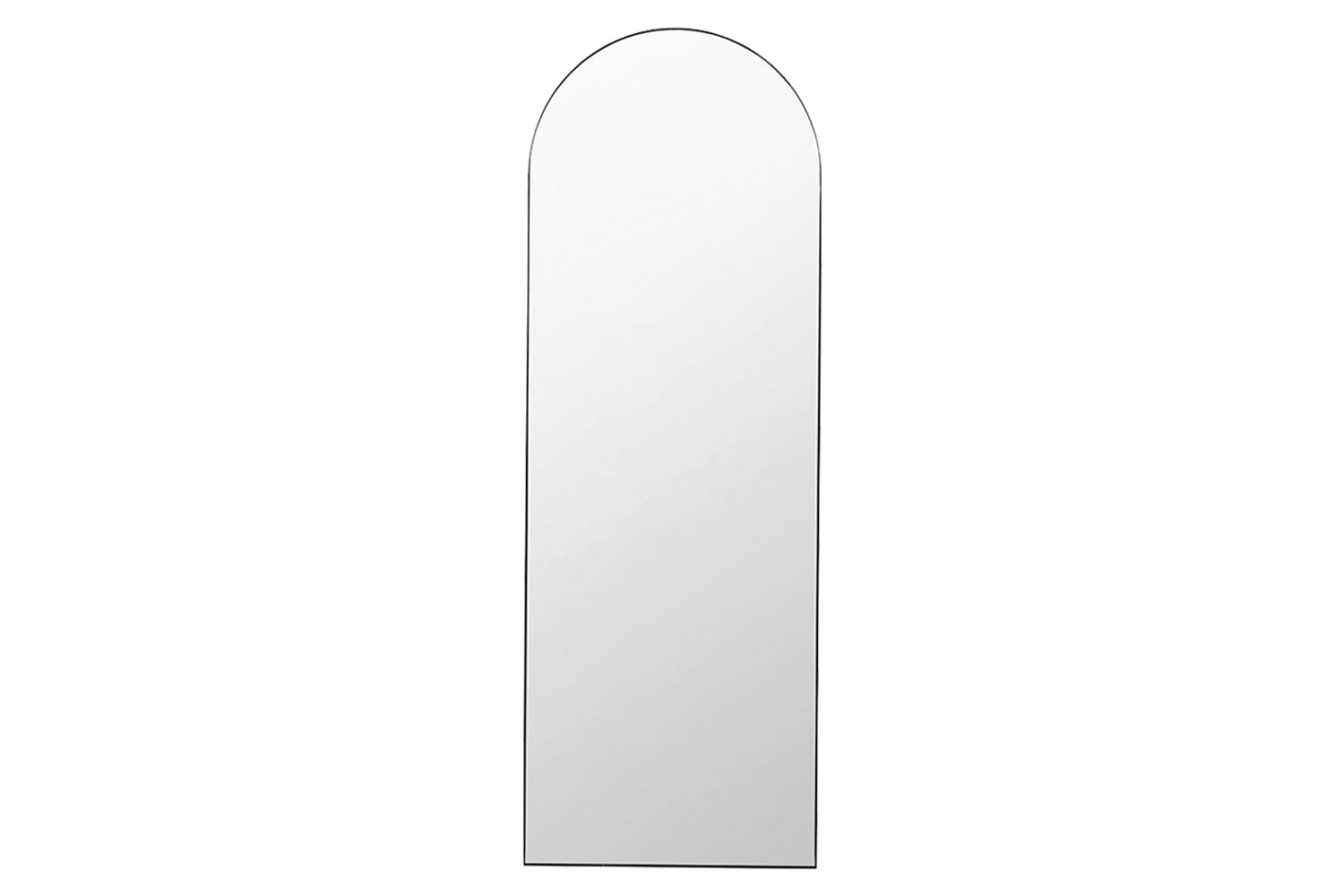 Arched Floor Mirror | Matt Black | 70 x 200 cm