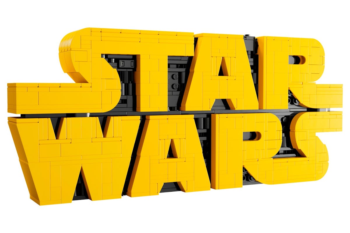 Lego Brick-Built Star Wars Logo