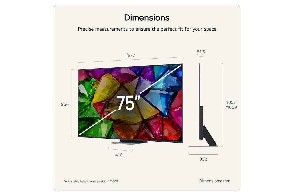 LG MRGB88 75" Mini RGB Evo AI 4K Ultra HD Smart TV (2026) | 75MRGB88B6B.AEI-3