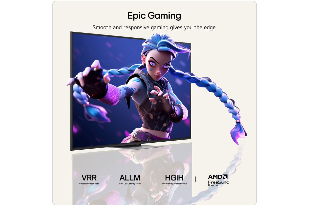 LG QNED86 75" Mini LED Evo AI 4K Ultra HD Smart TV (2026) | 75QNED86B6B.AEI-12