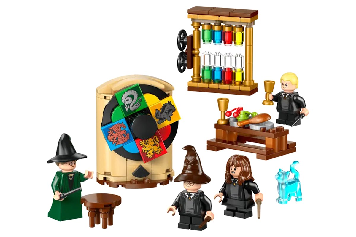 Lego Hogwarts Castle Sorting Hat Ceremony Building Toys Set-3