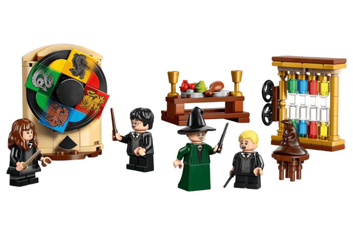 Lego Hogwarts Castle Sorting Hat Ceremony Building Toys Set-4
