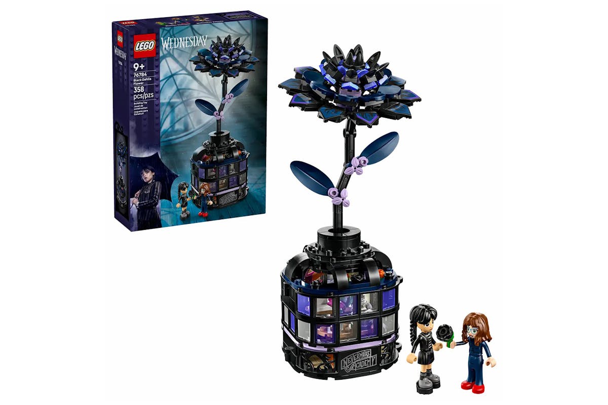 Lego Black Dahlia Flower Building Toys Set-3