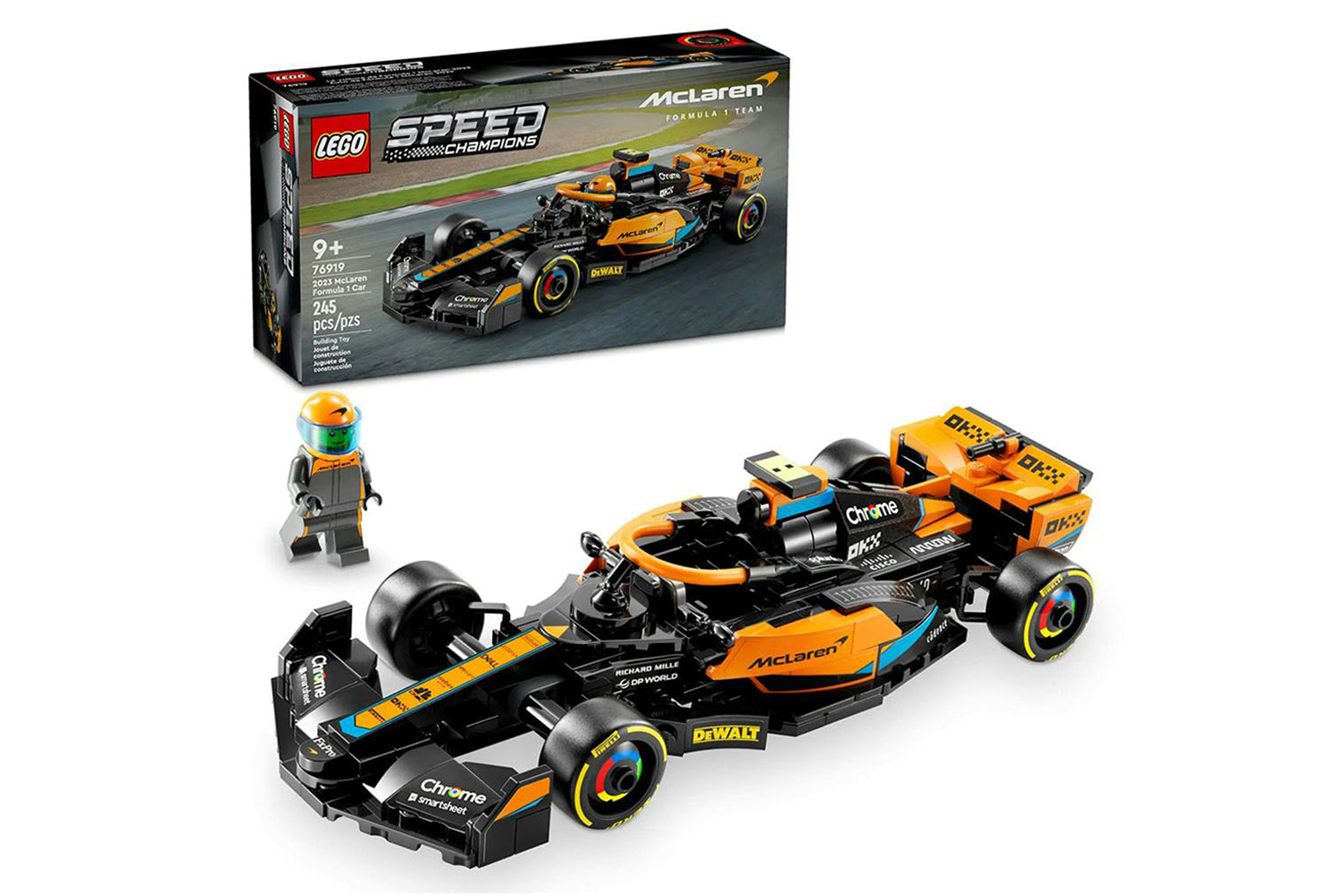 Lego Speed Champions McLaren Formula Race Car Building Toys Set (2023)-4