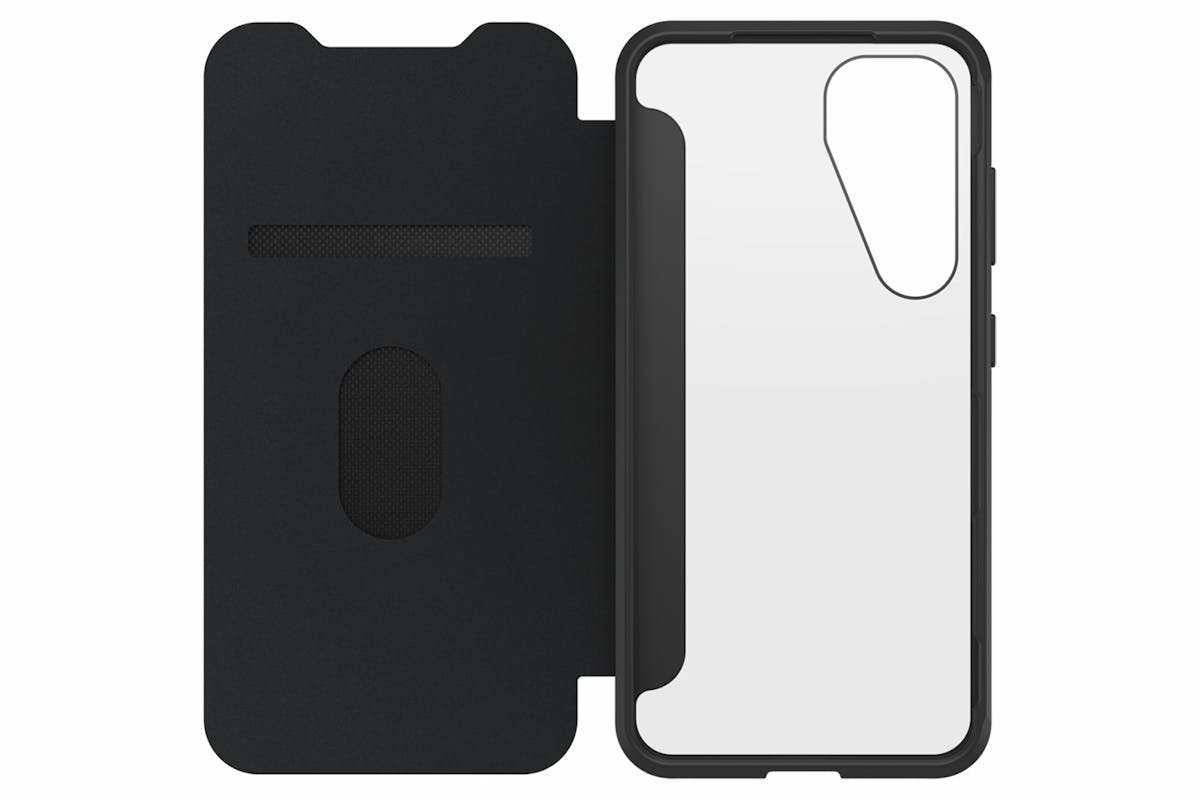 OtterBox React Series Samsung Galaxy S25 Folio Case | Clear/Black-3