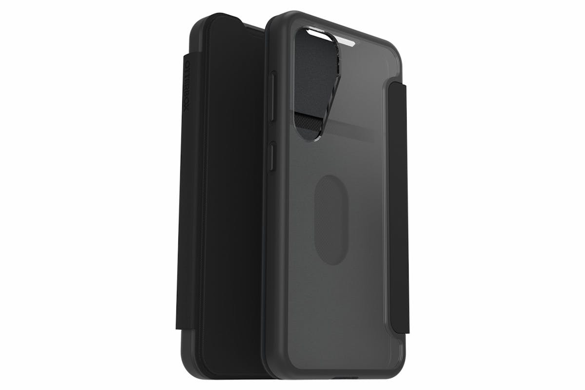 OtterBox React Series Samsung Galaxy S25 Folio Case | Clear/Black-5